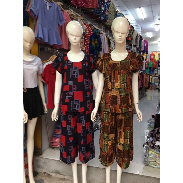 Combo 2 bộ lanh+quần kẻ