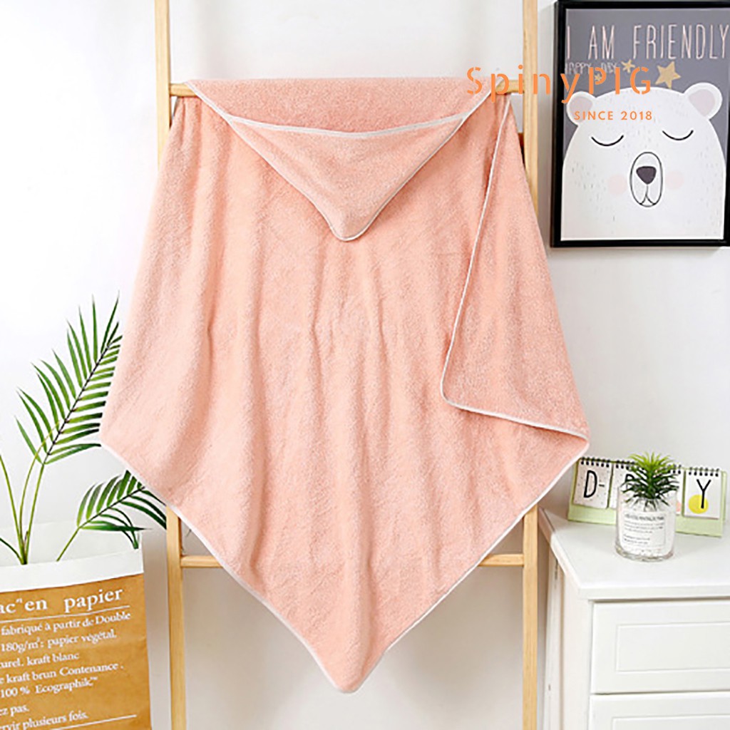 Khăn tắm khăn quấn cho bé 90x90cm đa năng siêu mềm mịn