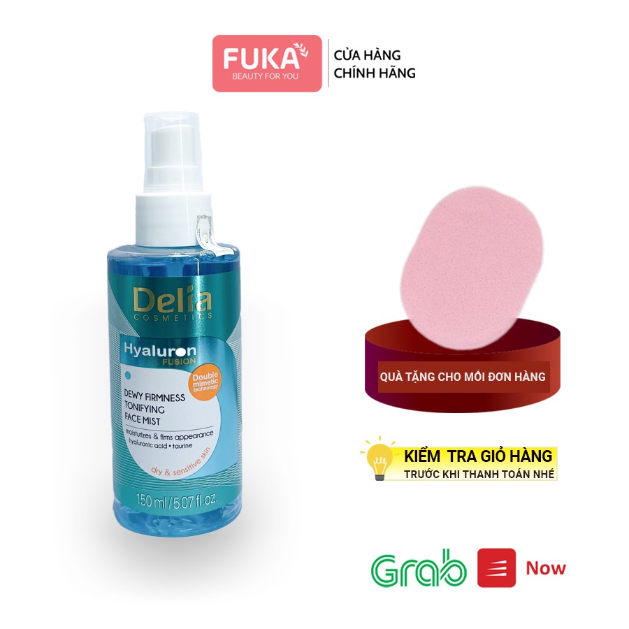 Xịt khoáng cấp ẩm DELIA - Xịt khoáng se khít lỗ chân lông Hyaluron Fusion | BigBuy360 - bigbuy360.vn