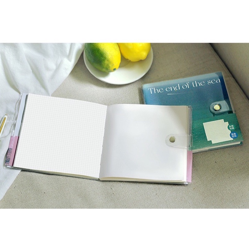 Sổ Tay Note For Vuông Sổ Tay Bullet Journal Ruột Caro + Trơn Bìa Bọc Plastic Chủ Đề Phong Cảnh Mẫu 2022