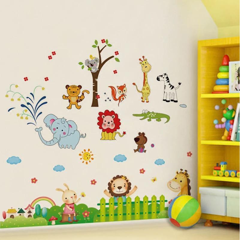 decal dán tường động vật mã số 05 (Thú 05)