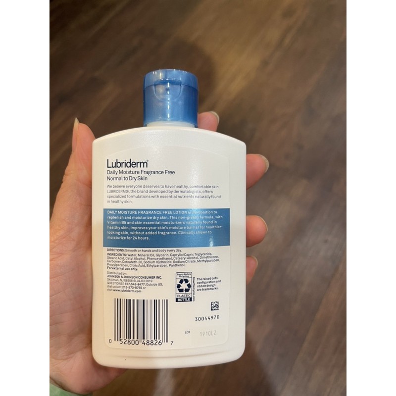 Sữa Dưỡng Thể Lubriderm Daily Moisture Lotion hàng nhập Mỹ 177ml