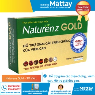 Naturenz Gold (DHG ) - Hỗ trợ giảm các triệu chứng của viêm gan, bao vệ gan, tăng cường chức năng gan.