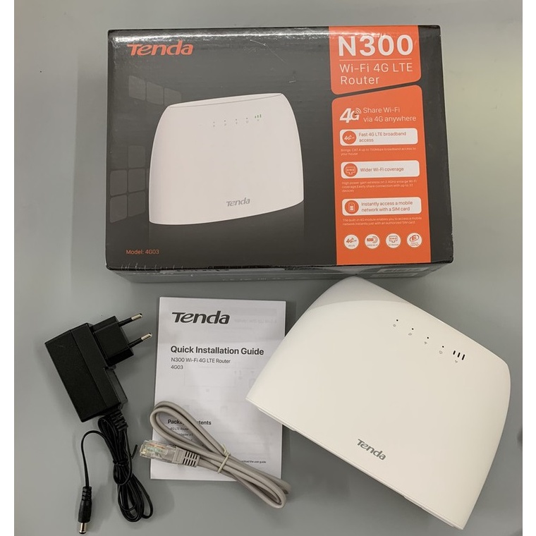 Bộ phát Wifi 4G Tenda 4G03 150Mbps