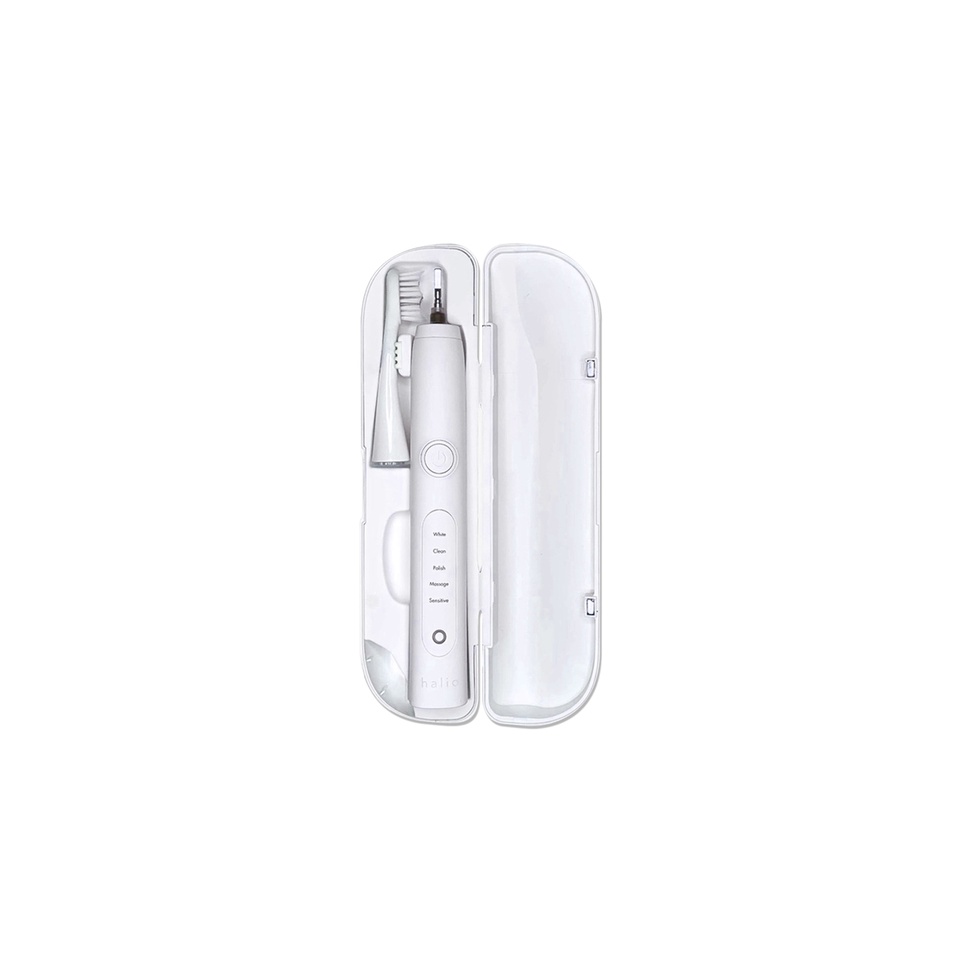 Combo Bàn Chải Điện Halio Sonic Whitening PRO (White &amp; Midnight Blue)