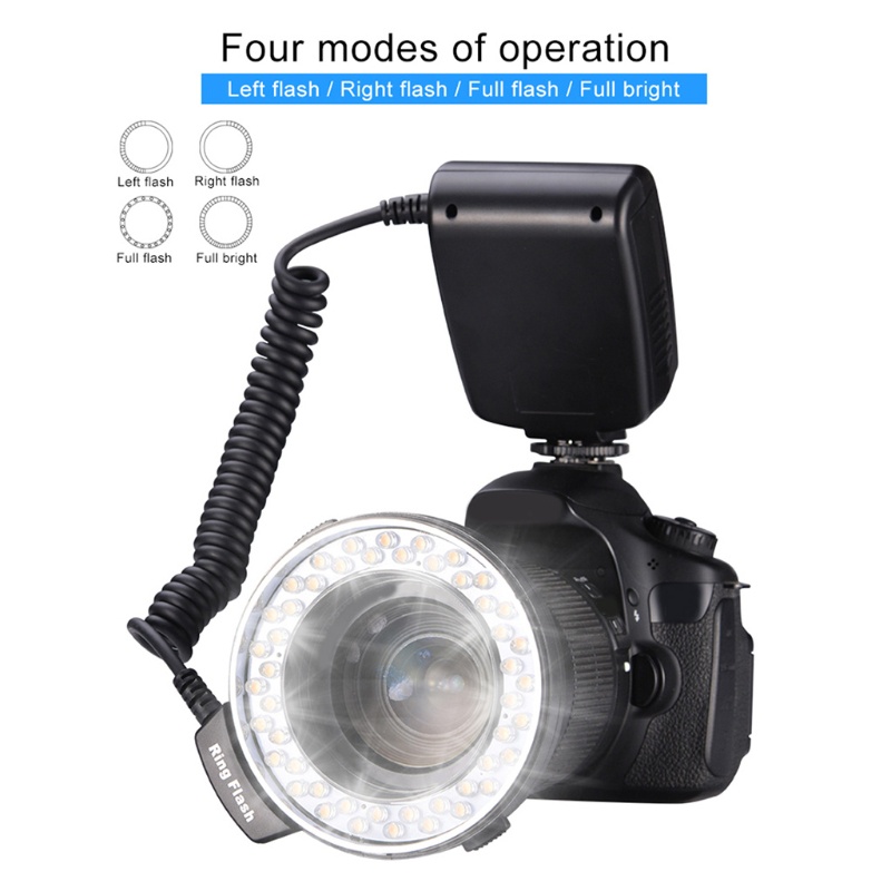 Vòng đèn flash LED HD-130 cho máy ảnh DSLR