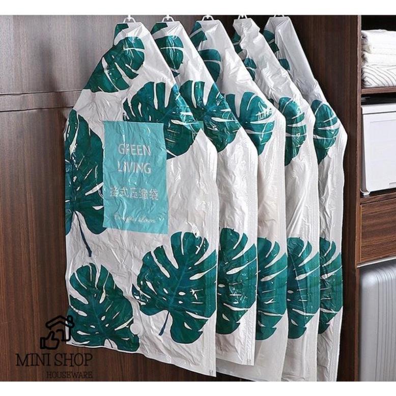 (Size 60x40cm)Túi Hút Chân Không Đựng Quần Áo Chăn Màn Gọn Gàng Chống Nấm Mốc_Green Living