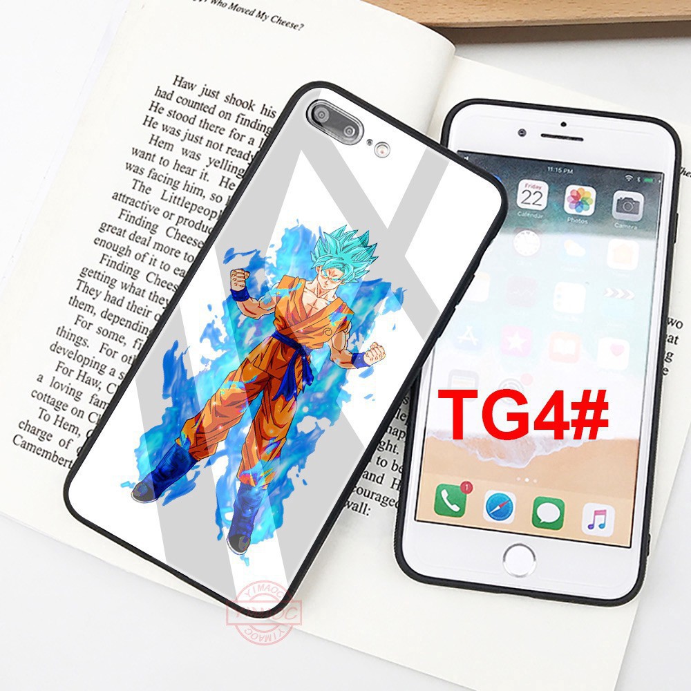 [Bb123]Ốp điện thoại in hình Super Sayan trong Dragon Ball cho iPhone 6 6S 7 Plus 8 Plus XR X XS Max