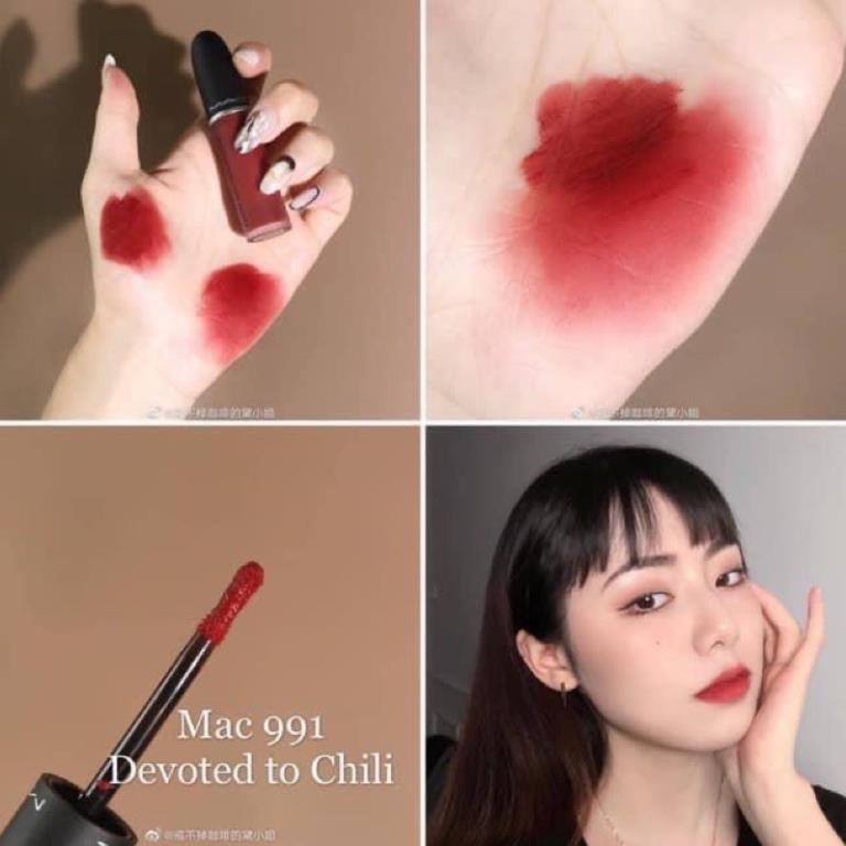 Son Kem Mac Powder Kiss Liqiud Lipcolour Debut💋CHUẨN AUTH 100%💋siêu mịn lỳ-bảng màu thời thượng-cá tính-nổi bật *