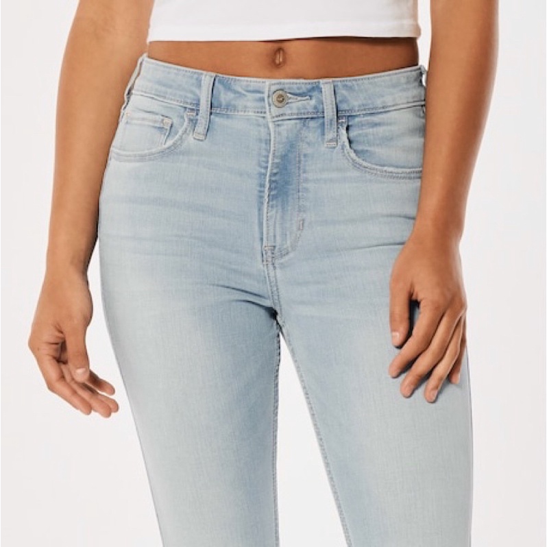 Quần Jeans Bò Nữ Rách Ống Tua Rua HOLLISTER Dáng Skinny Ôm Hàng Xuất Dư Xịn Cao Cấp Chất Siêu Mịn Đẹp