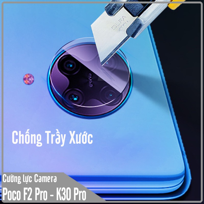 Cường Lực Camera cho Xiaomi Poco X3-PocoF2Pro-RedmiK30-RedmiK20-PocoF1/RedmiNote9S-RedmiNote9-RedmiNote8-RedmiNote8pro