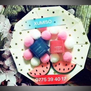 Combo Mặt nạ Laneige mini: Mặt nạ ngủ Sleeping Mask + Mặt nạ môi Lip Sleeping Mask