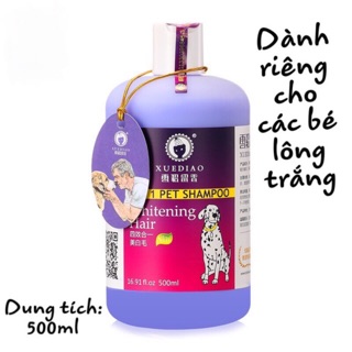 Sửa Tắm Xuediao Lưu hương 5 Ngày. Thơm dịu - mượt Lông - dưỡng Lông ( 500ML )