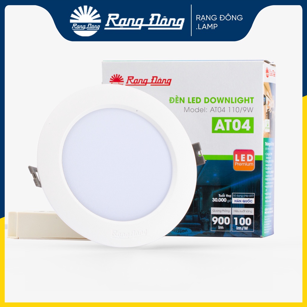 Đèn LED Âm Trần Downlight 110/9W Rạng Đông Model: AT04 110/9W