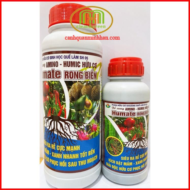 Phân đạm hữu cơ rong biển chống rụt đọt, quăn lá, giúp cây phát triển cành lá tốt, chống vàng lá