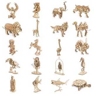 Đồ chơi lắp ráp gỗ 3D Mô hình Động Vật Robotime Wild Animal Series