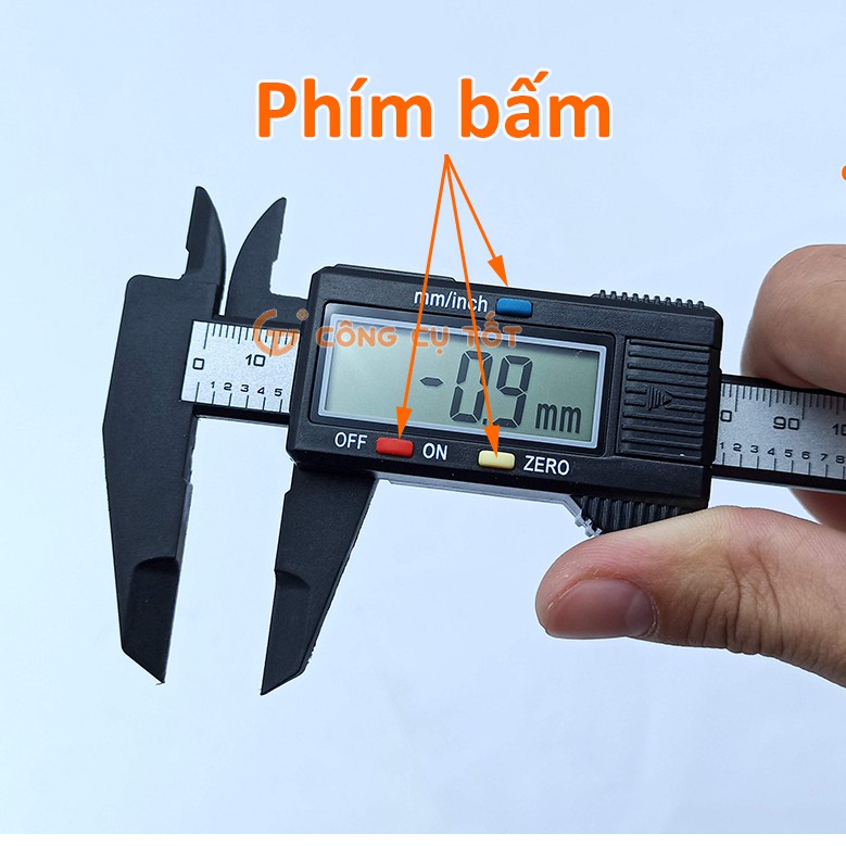 Thước Cặp Đo Cơ Khí Điện Tử 150mm Có Màn Hình LCD