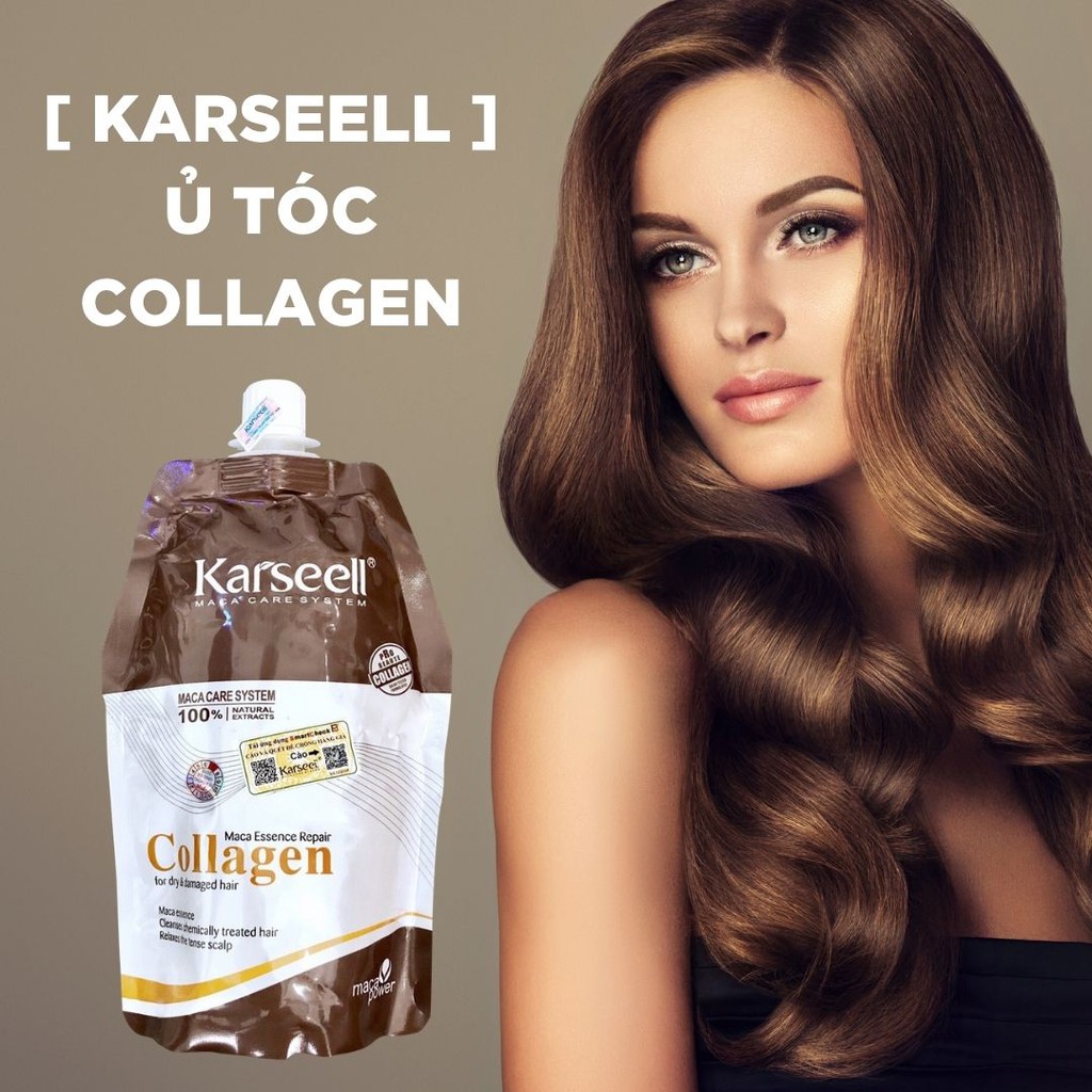 ✅ Ủ TÓC COLLAGEN KEM Ủ TÓC PHỤC HỒI COLLAGEN KARSEELL 500ML HÀNG CHÍNH HÃNG