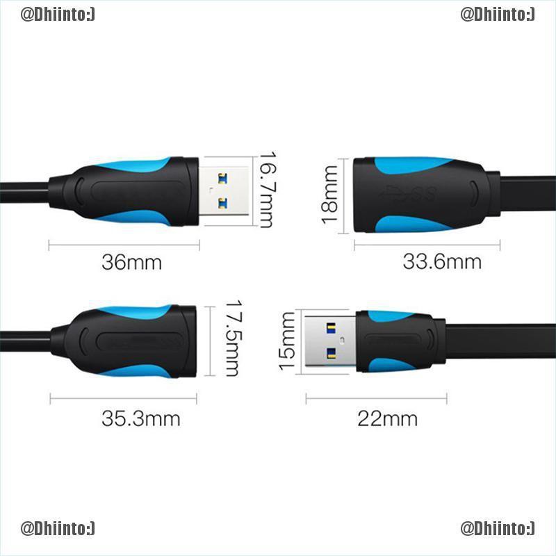 Cáp usb 3.0 tốc độ cao cắm đực sang cái cho Pc 0.5Status1Status1.5Status2M