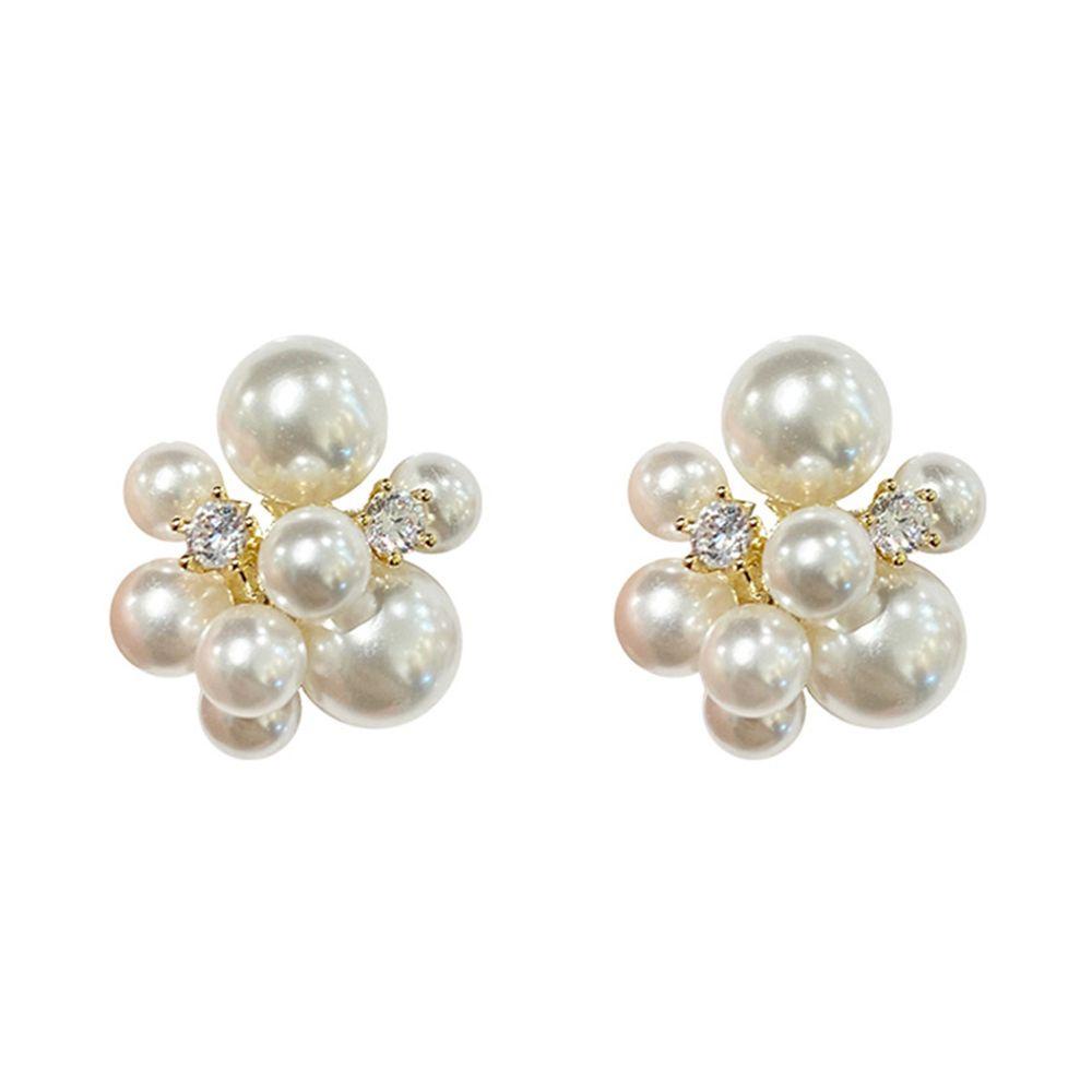 Bông Tai Hàn Quốc Màu Trơn Cá Tính Cho Nữ