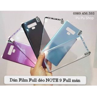 Dán dẻo UV 3D Vmax Samsung Galaxy Note 9 ( miếng dán phủ sẵn keo dán cực dễ )