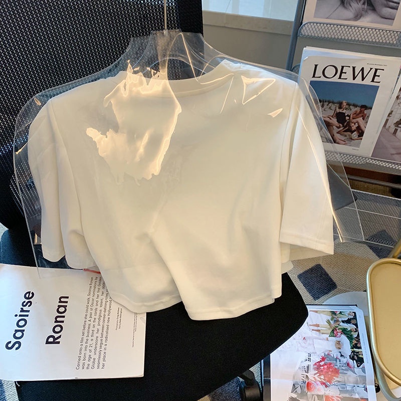 Áo Thun Ngắn Tay In Họa Tiết Hoa Phong Cách Hàn Quốc Dành Cho Nữ