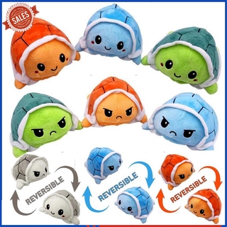 🔥new🔥 2021 Cute Emotion Changing Stuffed Turtle 2 different colors turtle options