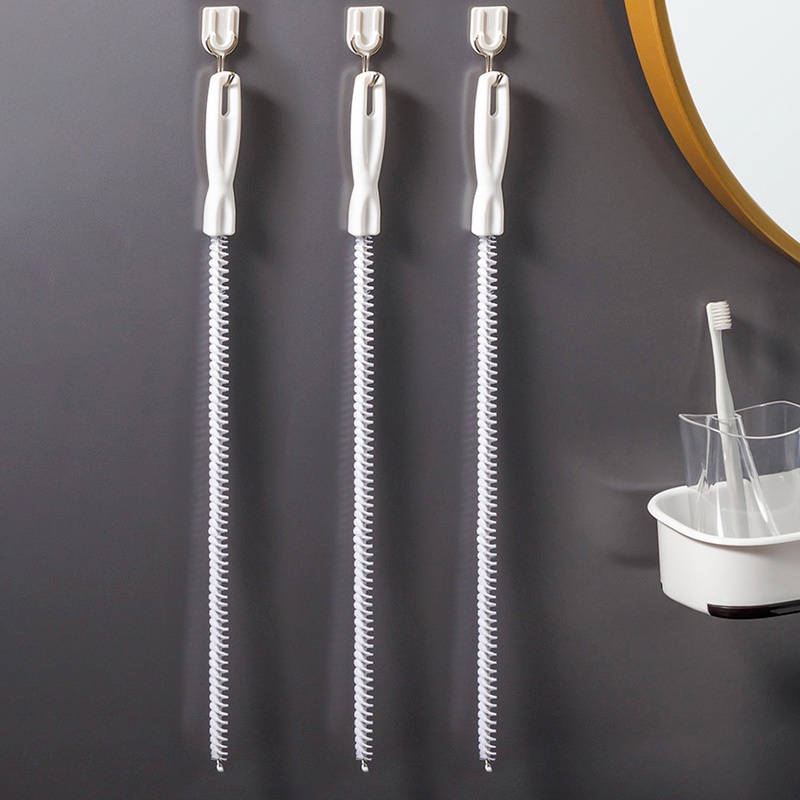 Bàn Chải Làm Sạch Lỗ Thoát Nước Bồn Rửa 45cm Linh Hoạt