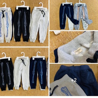 3 quần nỉ lot lông bo gấu gymboree