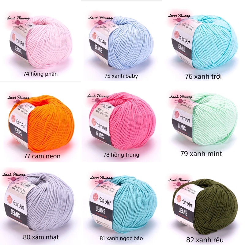 Len Jeans Art Thổ Nhĩ Kỳ 50 gram