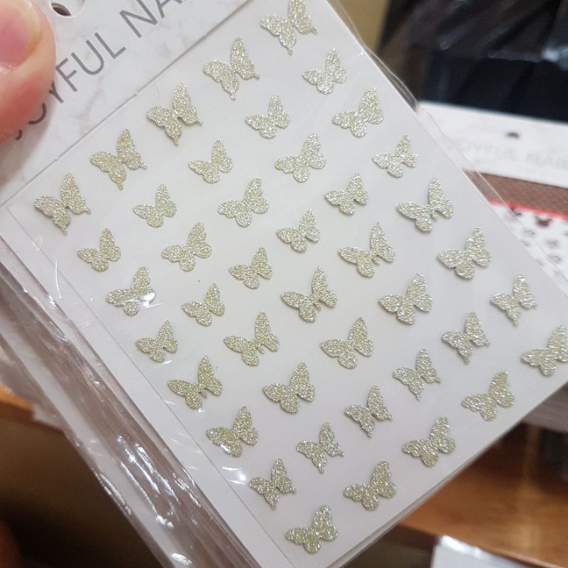 -STICKER DÁN MÓNG NHŨ FLASH MÀU GOLD