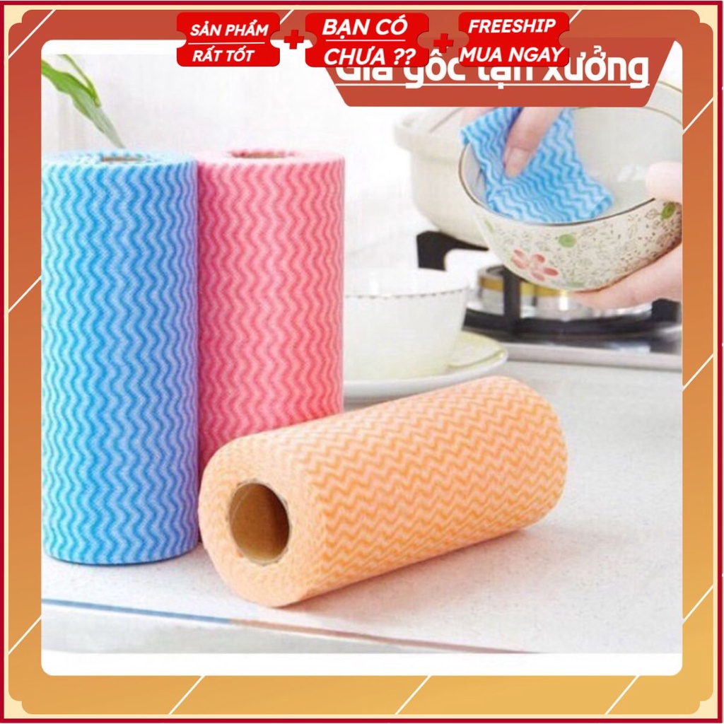 Sẵn hàng Combo 10 cuộn giấy lau đa năng( sỉ 14k) .