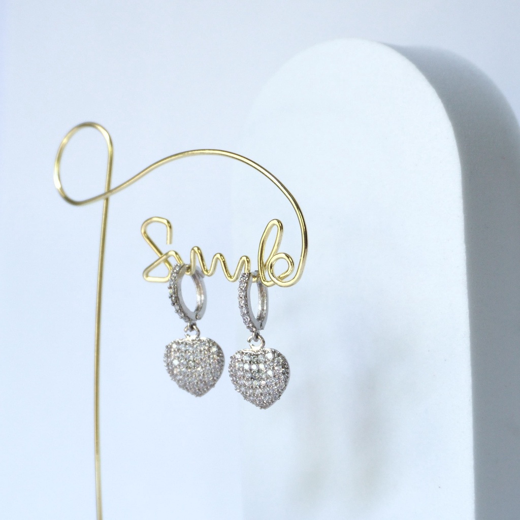 Khuyên tai trái tim dành cho nữ ANTA Jewlery - ATJ9029