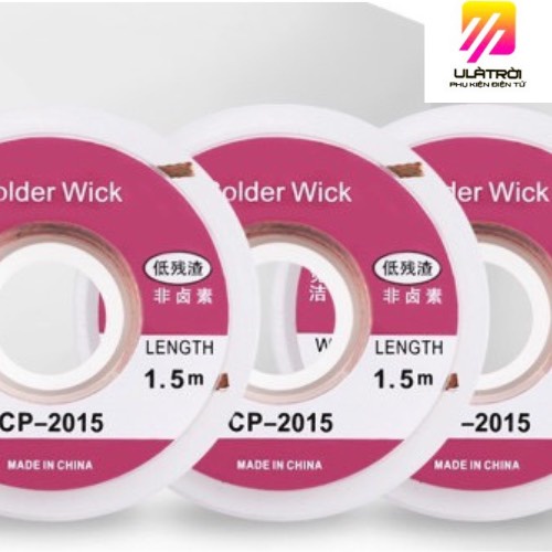 Cuộn 1,5M dây đồng hút thiếc, hút chì hàn CP-2015