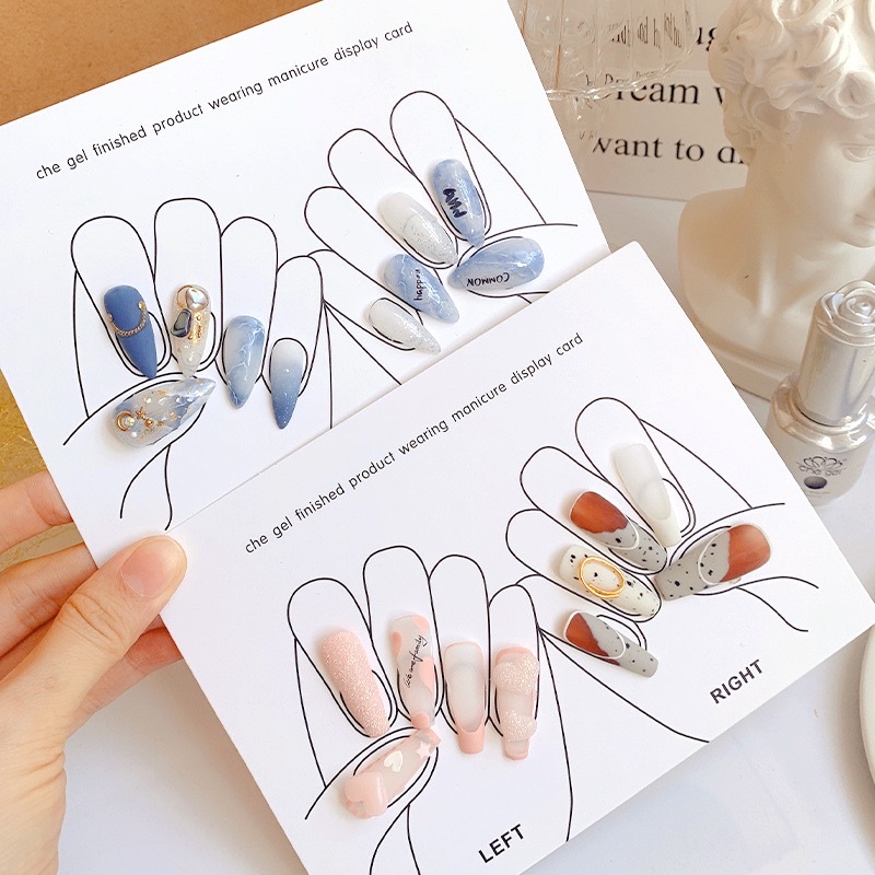 Giấy dán móng úp làm sẵn