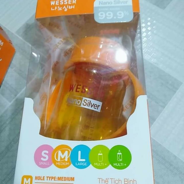 Bình sữa Wesser cho bé