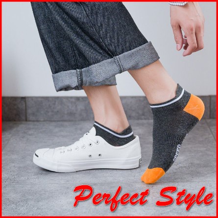 Tất nam cổ ngắn Nhiều màu sắc dày dặn loại 1