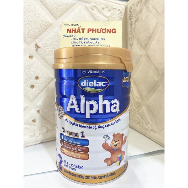 SỮA BỘT DIELAC ALPHA THƯỜNG SỐ 1, 2, 3, 4 ( LON 900g)