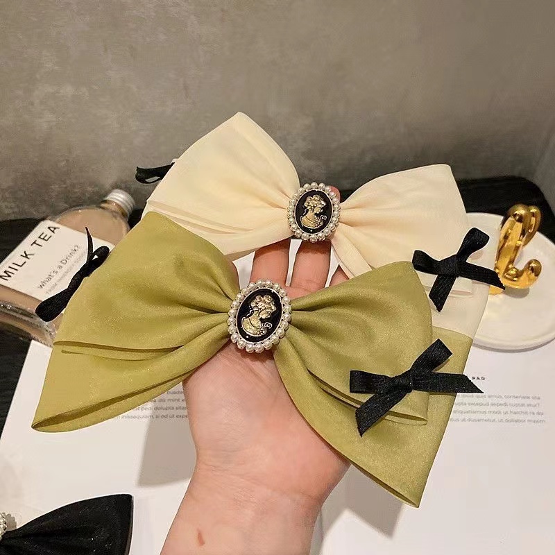 Kẹp tóc nữ nơ hợp kim phong cách hàn quốc đẹp