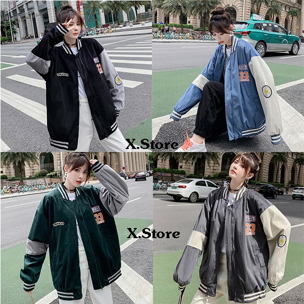 Áo Bomber Nhung Gân 33 Hot 2021 Có Ảnh Thật Tự Chụp+ Đánh Giá - Áo Khoác Bomber Nam Nữ Chất Liệu Kaki Chất Đẹp X.Store