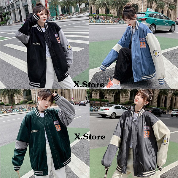 [Mã WASTMAY giảm 15% tối đa 30K đơn 150K] Áo Bomber Nhung Gân 33 X.Store Hot 2021 Có Ảnh Thật Tự Chụp + Đánh Giá | BigBuy360 - bigbuy360.vn