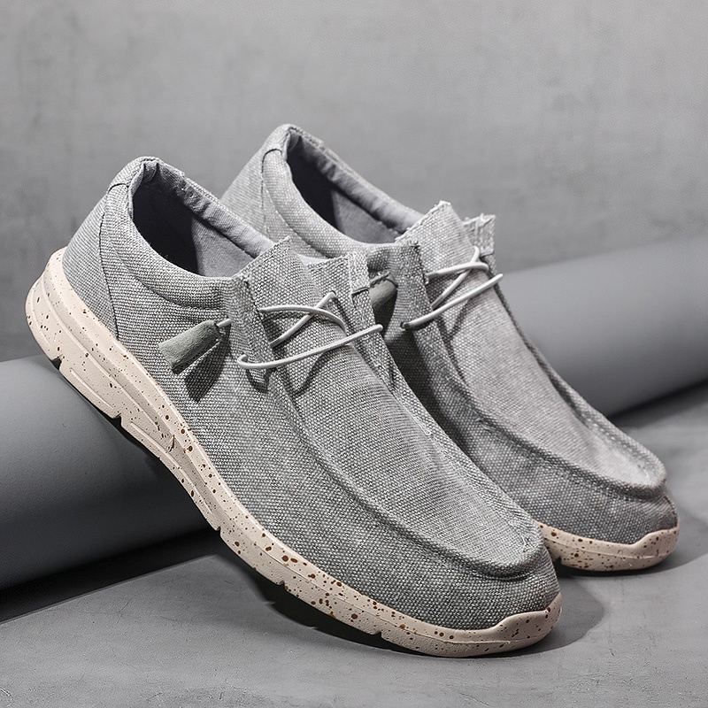 Giày vải canvas siêu nhẹ thời trang cho nam size 39-48