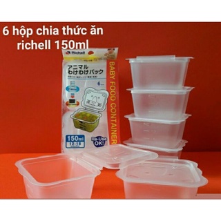 Combo 12 hộp (150ml/hộp) chia thức ăn dặm Richell