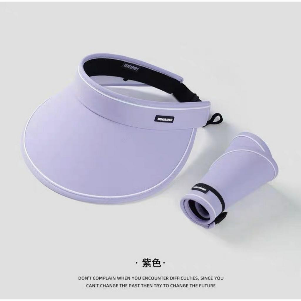 Mũ vành rộng thời trang nón nữ nửa đầu chống nắng chống UV năng động trẻ trung