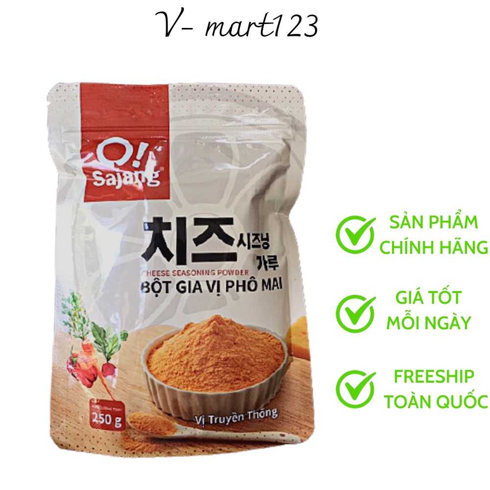 Bột Phô Mai Sajang Hàn Quốc 250g - Loại Đặc Biệt Ngon