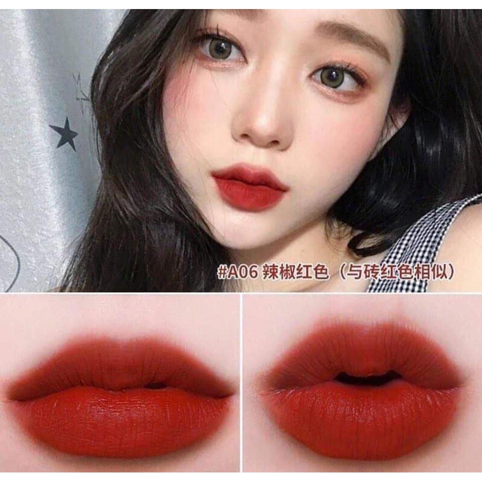 Son Black Rouge màu A06 Đỏ gạch