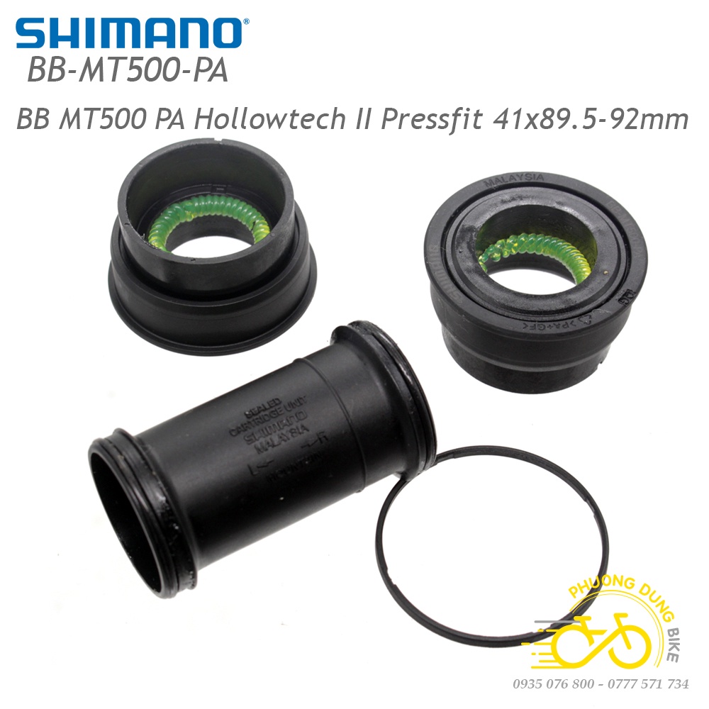 Trục giữa cốt rỗng xe đạp SHIMANO BB MT500 PA  - Hàng Chính Hãng