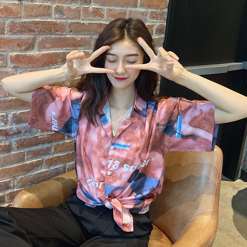 [Baywellfashion]Áo sơ mi voan ngắn tay phong cách trẻ trung sành điệu dành cho nữ | BigBuy360 - bigbuy360.vn