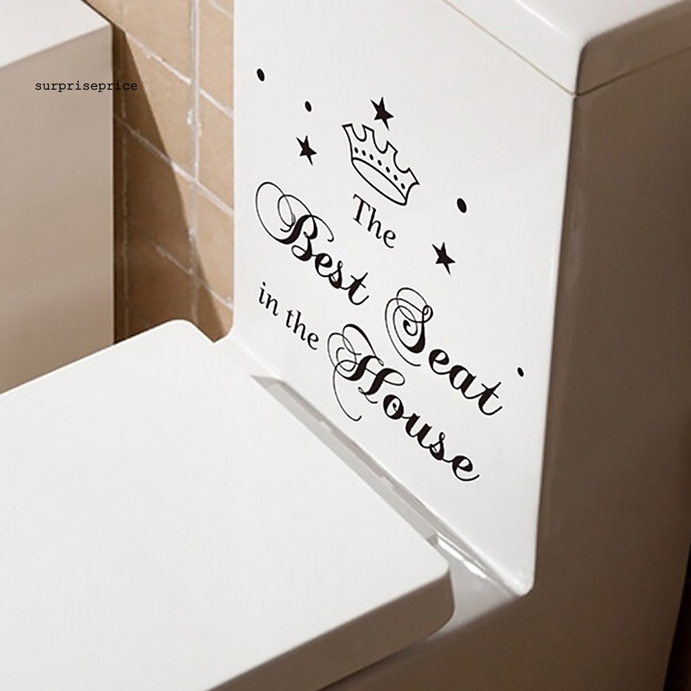 Miếng Dán Trang Trí Toilet Chống Thấm Nước Họa Tiết Độc Đáo