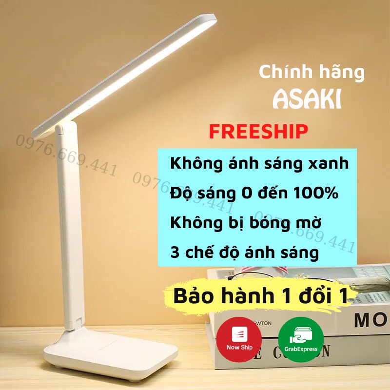 Đèn Học Đèn Bàn Đọc Sách Làm Việc Chống Cận Tích Điện Đèn Rọi Ray Asaki